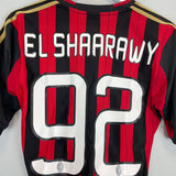 Shop 2013/14 AC MILAN EL SHAARAWY #92 HOME SHIRT (S) ADIDAS, classic football shirts, vintage football shirts & retro soccer jerseys at Cult Kits