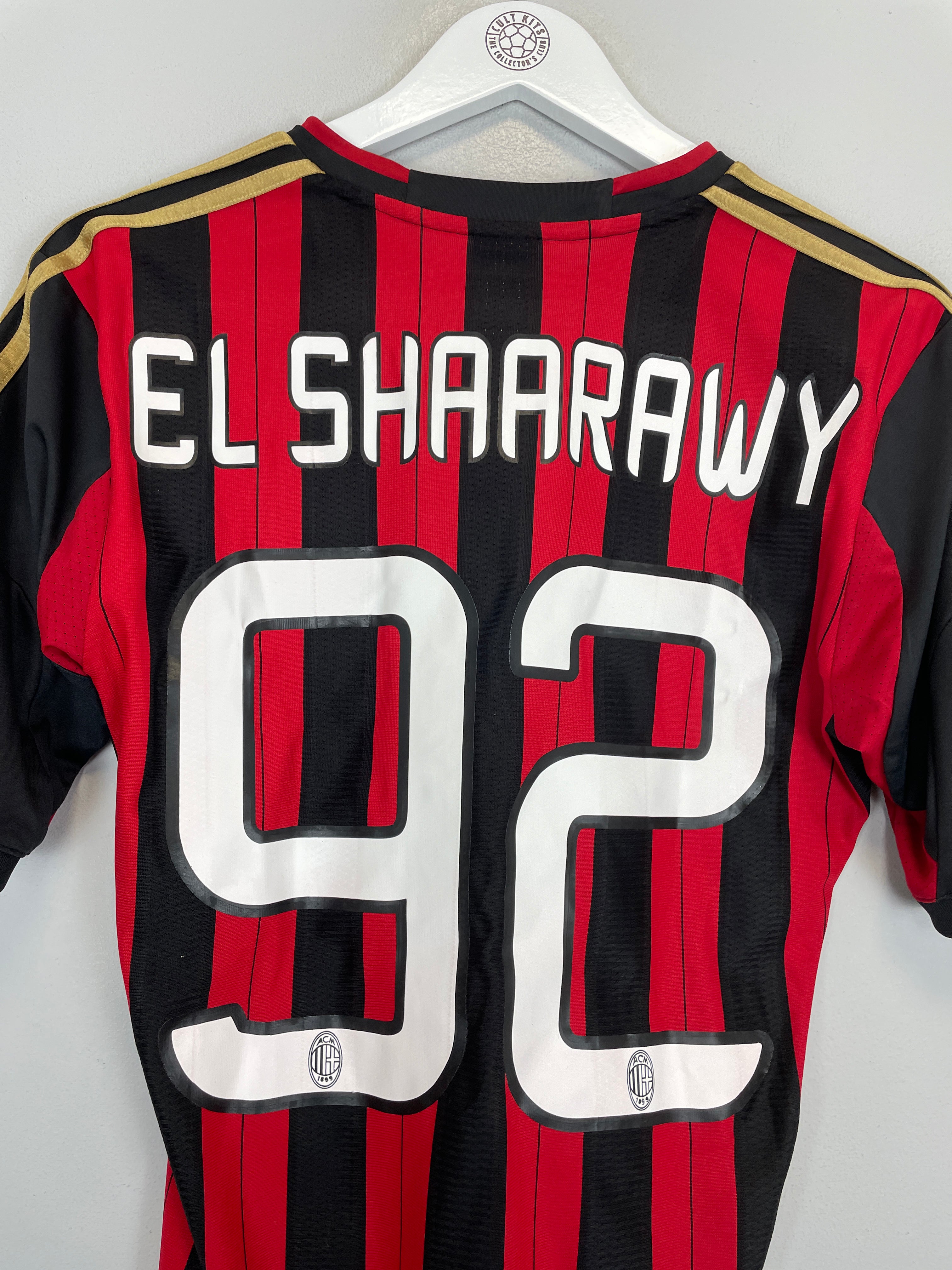 Shop 2013/14 AC MILAN EL SHAARAWY #92 HOME SHIRT (S) ADIDAS, classic football shirts, vintage football shirts & retro soccer jerseys at Cult Kits