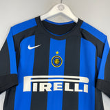 Shop 2003/04 INTER MILAN VIERI #32 HOME SHIRT (S) NIKE, classic football shirts, vintage football shirts & retro soccer jerseys at Cult Kits