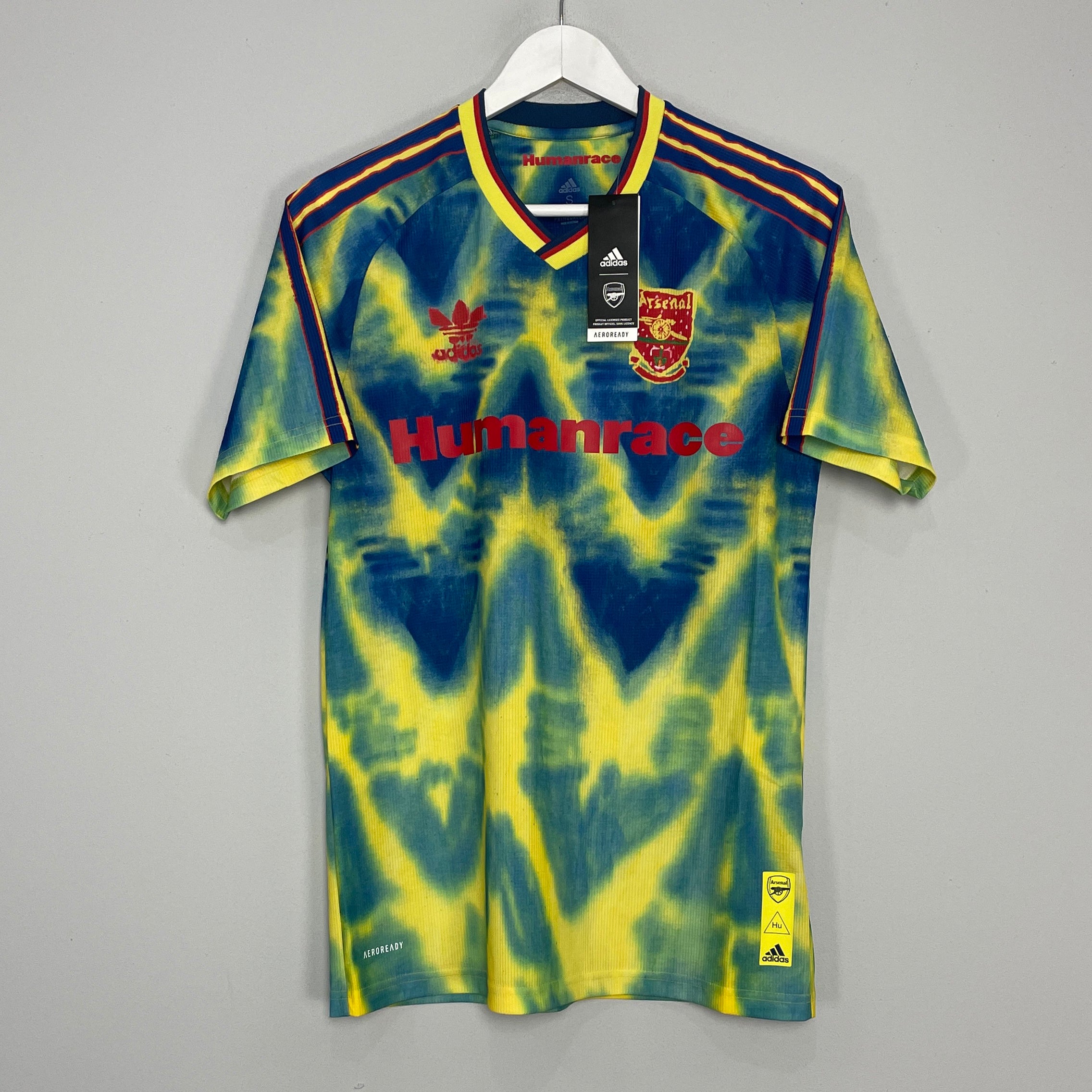 Shop 2020/21 ARSENAL X HUMAN RACE *BNWT* SHIRT (S) ADIDAS, classic football shirts, vintage football shirts & retro soccer jerseys at Cult Kits
