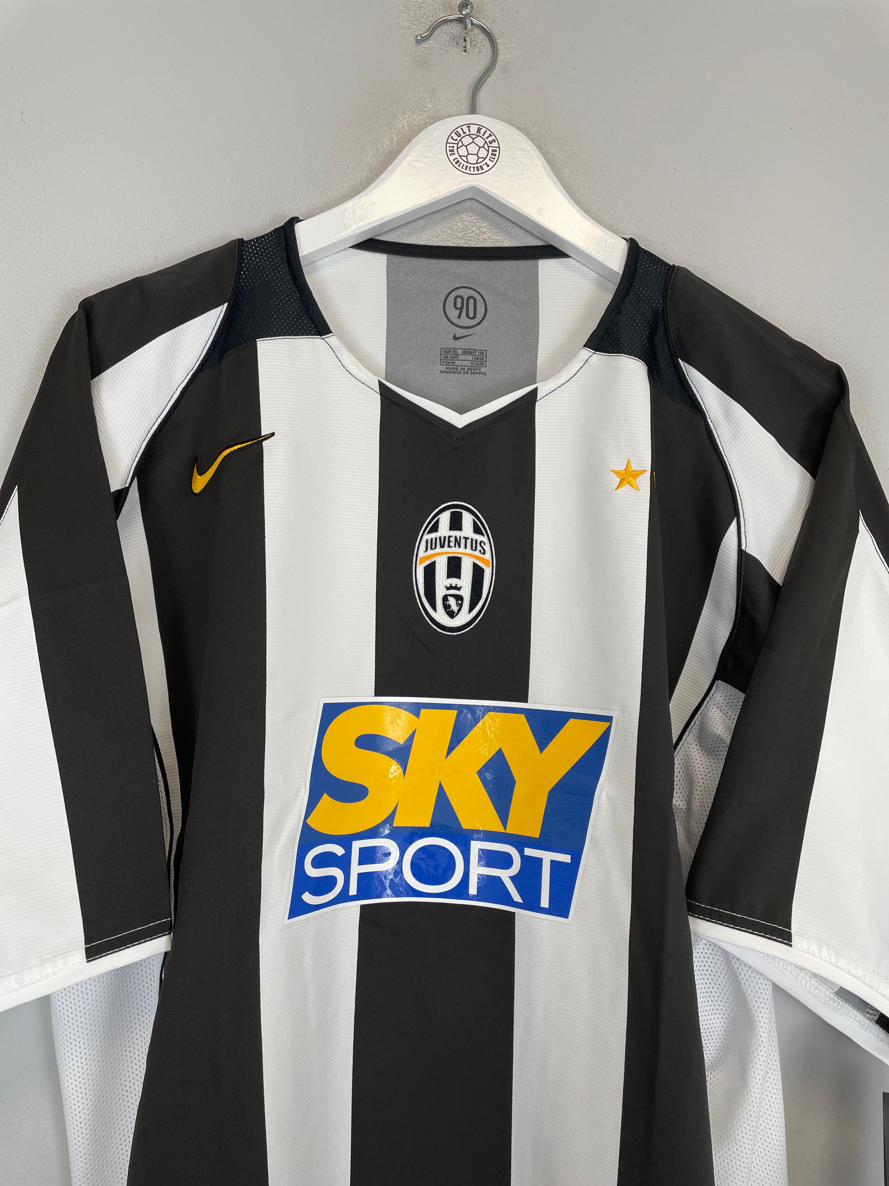 Shop 2004/05 JUVENTUS IBRAHIMOVIC #9 *BNWT* HOME SHIRT (XL) NIKE, classic football shirts, vintage football shirts & retro soccer jerseys at Cult Kits