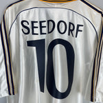 Shop 1998/00 REAL MADRID SEEDORF #10 HOME SHIRT (XL) ADIDAS, classic football shirts, vintage football shirts & retro soccer jerseys at Cult Kits