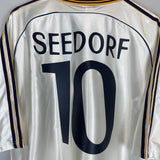 Shop 1998/00 REAL MADRID SEEDORF #10 HOME SHIRT (XL) ADIDAS, classic football shirts, vintage football shirts & retro soccer jerseys at Cult Kits