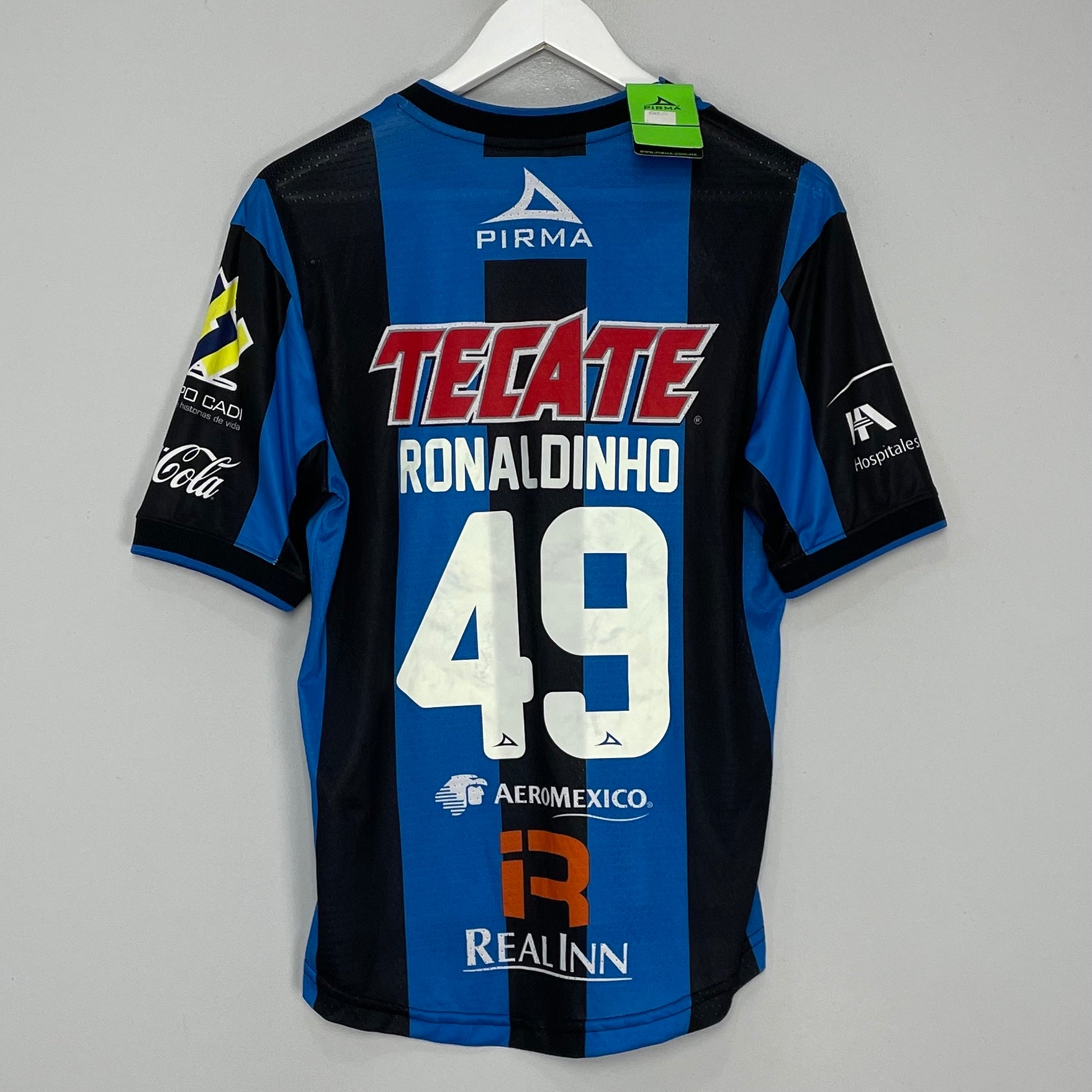 Shop 2014/15 QUERETARO RONALDINHO #49 *BNWT* HOME SHIRT (S) PIRMA, classic football shirts, vintage football shirts & retro soccer jerseys at Cult Kits