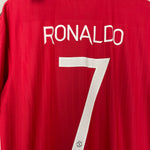 Shop 2022/23 MANCHESTER UNITED RONALDO #7 *BNWT* PLAYER ISSUE E/L HOME SHIRT (L) ADIDAS, classic football shirts, vintage football shirts & retro soccer jerseys at Cult Kits