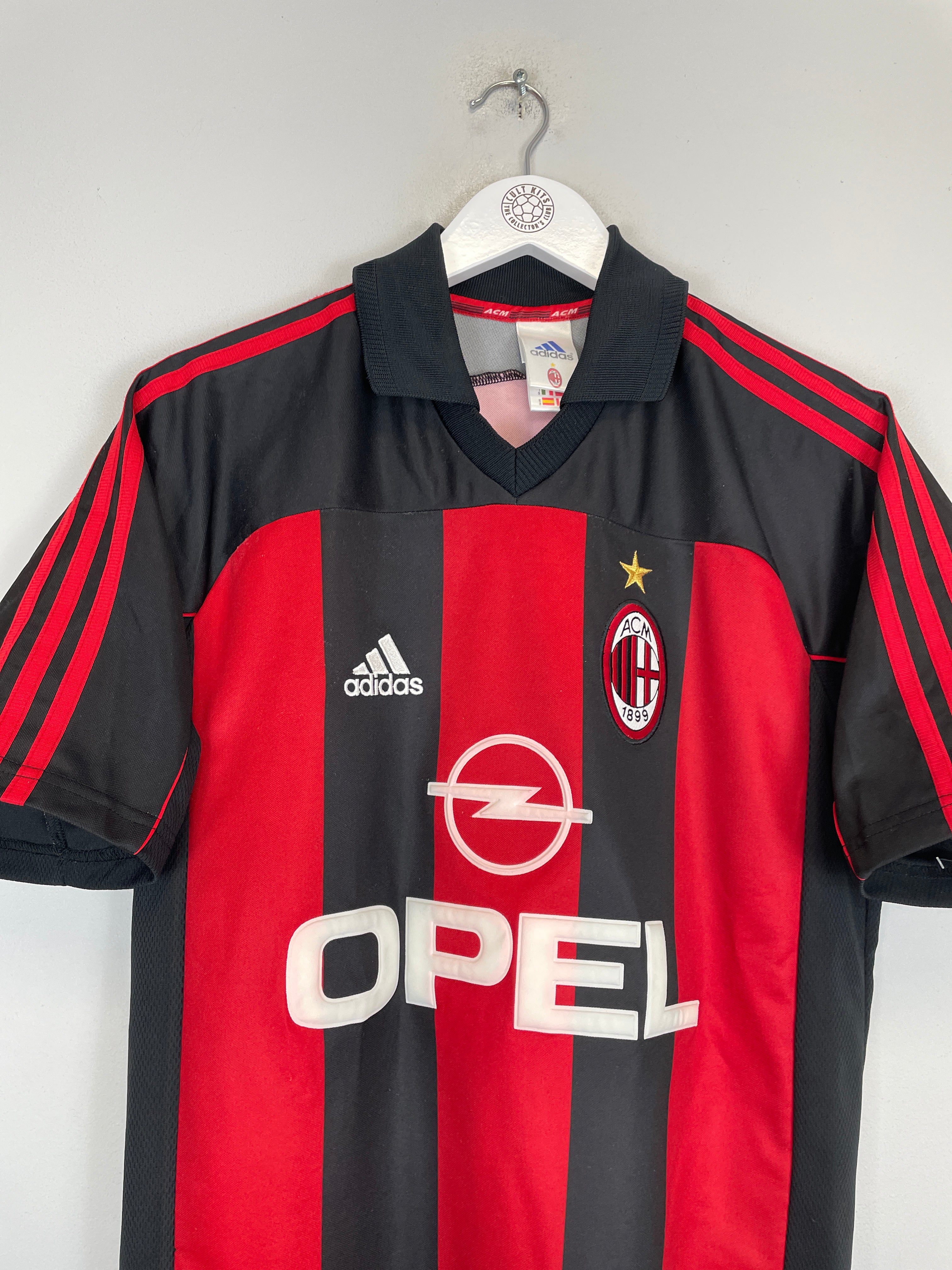 Shop 2000/02 AC MILAN BOBAN #10 HOME SHIRT (S) ADIDAS, classic football shirts, vintage football shirts & retro soccer jerseys at Cult Kits