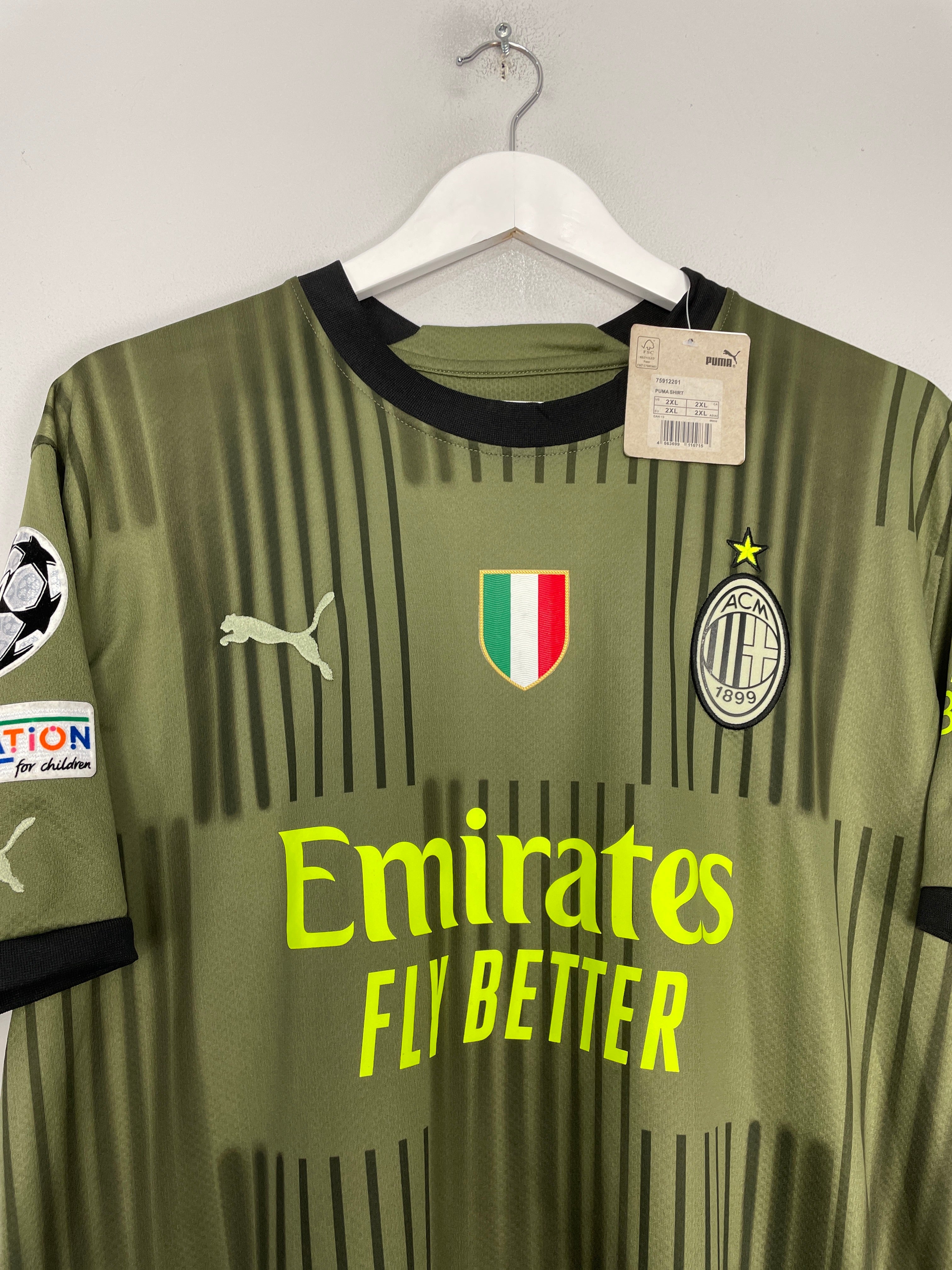Shop 2022/23 AC MILAN TONALI #8 *BNWT* C/L THIRD SHIRT (XXL) PUMA, classic football shirts, vintage football shirts & retro soccer jerseys at Cult Kits