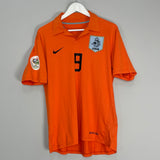 2006/08 NETHERLANDS V.NISTELROOY #9 HOME SHIRT (M) NIKE