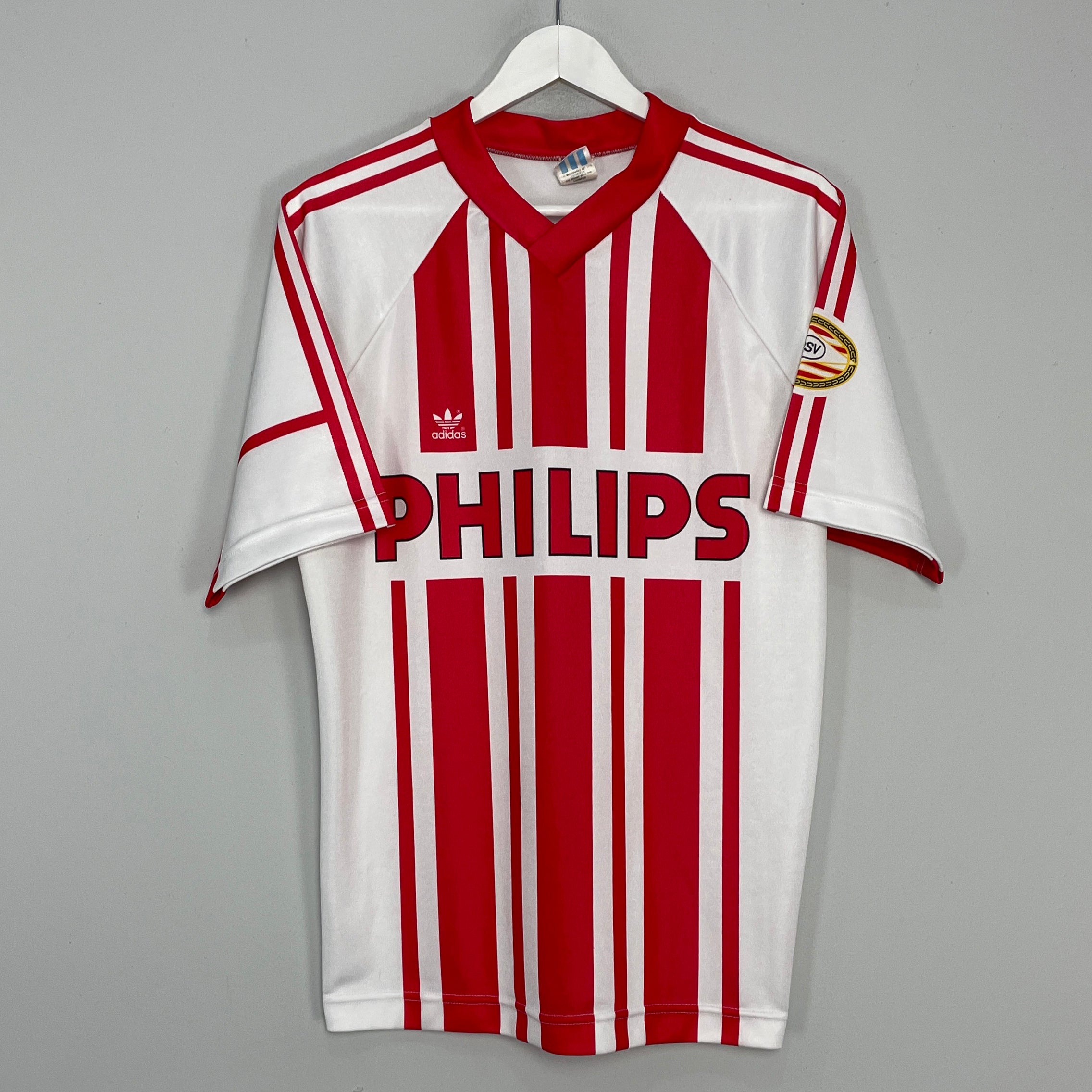 Shop 1989/90 PSV #8 HOME SHIRT (M) ADIDAS, classic football shirts, vintage football shirts & retro soccer jerseys at Cult Kits