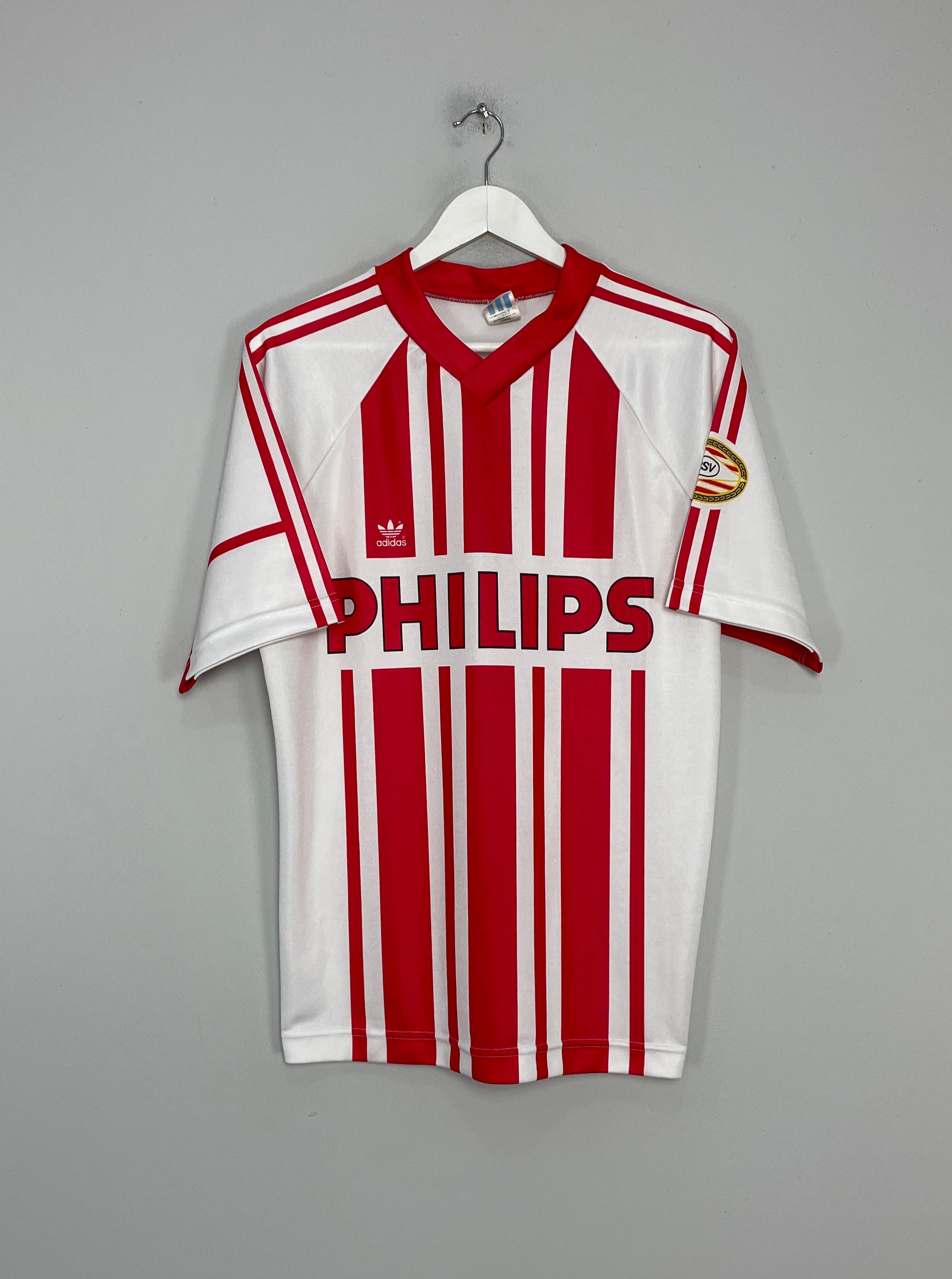 Shop 1989/90 PSV #8 HOME SHIRT (M) ADIDAS, classic football shirts, vintage football shirts & retro soccer jerseys at Cult Kits