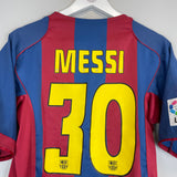 Shop 2004/05 BARCELONA MESSI #30 HOME SHIRT (S) NIKE, classic football shirts, vintage football shirts & retro soccer jerseys at Cult Kits