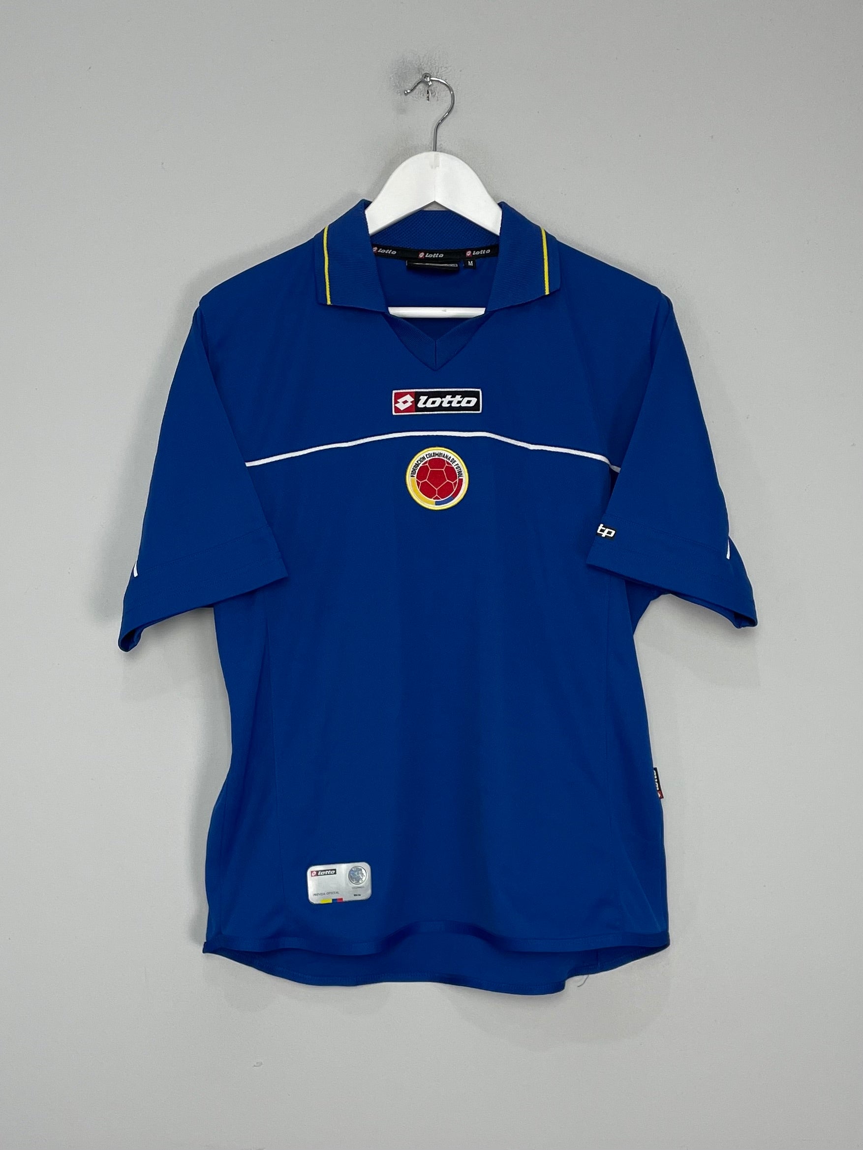 Shop 2003/04 COLOMBIA AWAY SHIRT (M) LOTTO, classic football shirts, vintage football shirts & retro soccer jerseys at Cult Kits