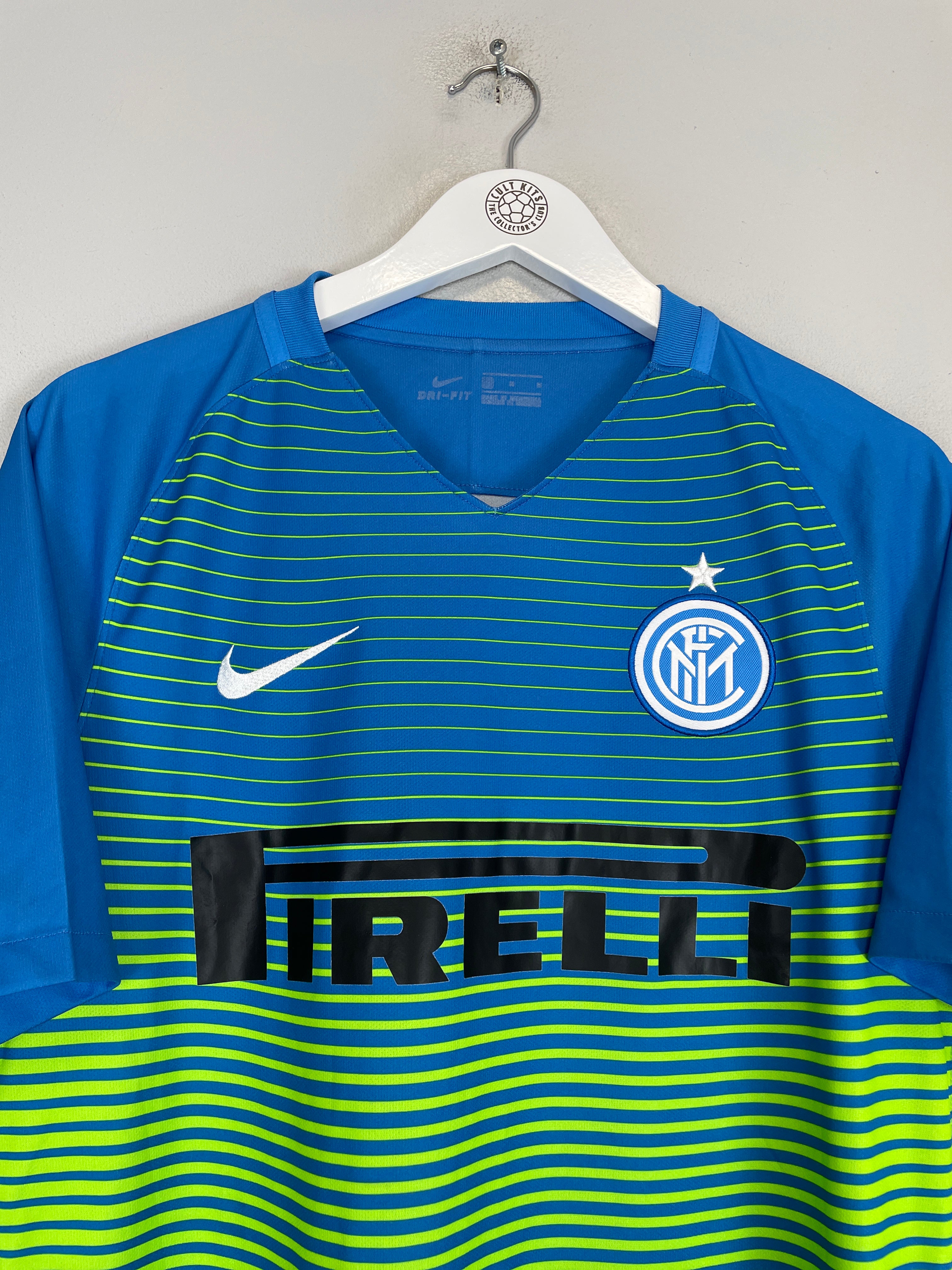 Shop 2016/17 INTER MILAN THIRD SHIRT (M) NIKE, classic football shirts, vintage football shirts & retro soccer jerseys at Cult Kits