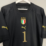 Shop 2005/06 ITALY BUFFON #1 GK SHIRT (XL) PUMA, classic football shirts, vintage football shirts & retro soccer jerseys at Cult Kits