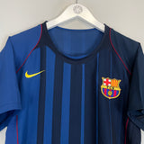 2004/05 BARCELONA RONALDINHO #10 AWAY SHIRT (L) NIKE