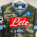 Shop 2013/14 NAPOLI HAMSIK #17 C/L AWAY SHIRT (XL) MACRON, classic football shirts, vintage football shirts & retro soccer jerseys at Cult Kits