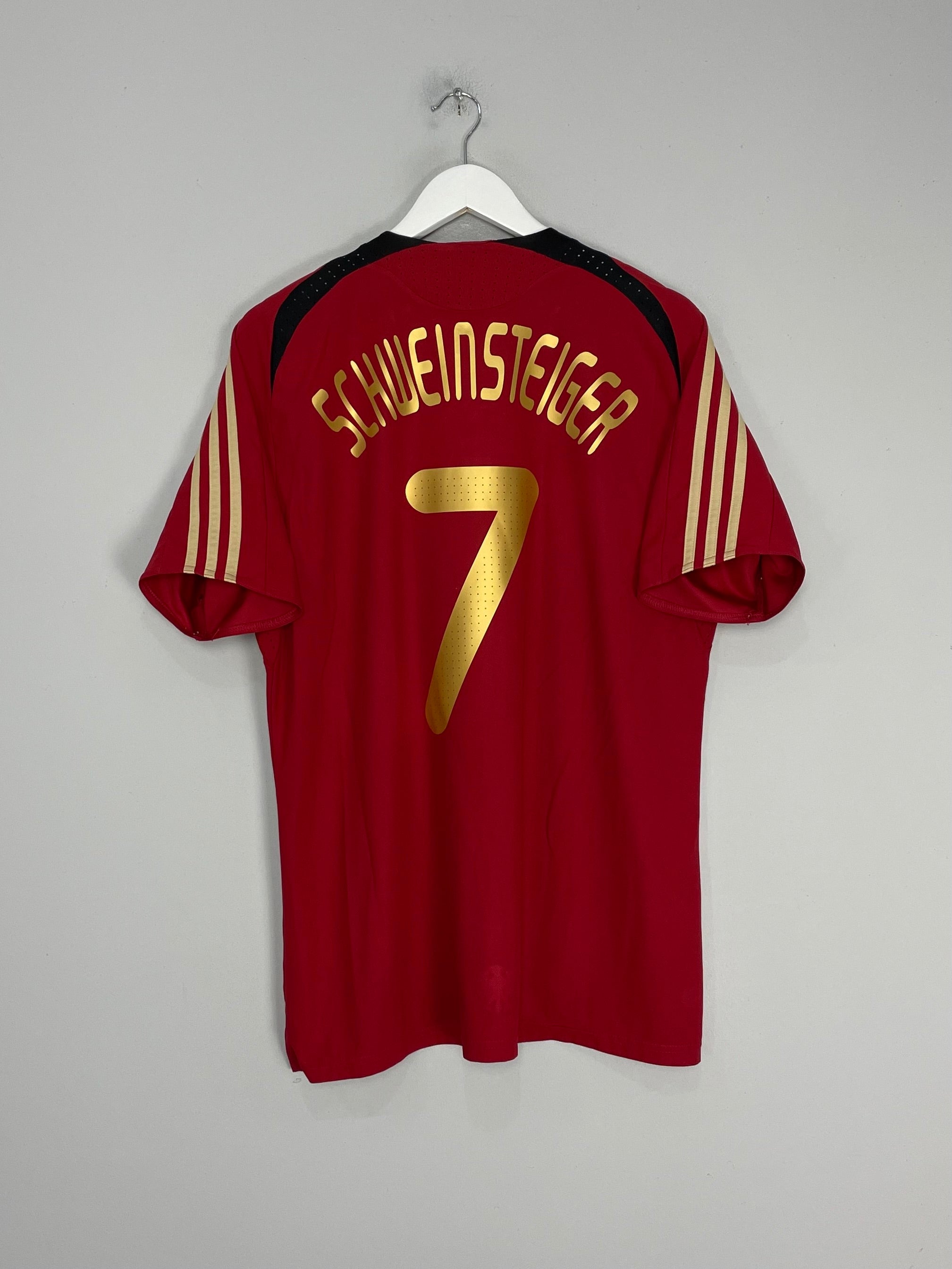 Shop 2008/09 GERMANY SCHWEINSTEIGER #7 AWAY SHIRT (L) ADIDAS, classic football shirts, vintage football shirts & retro soccer jerseys at Cult Kits