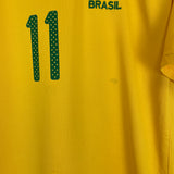 2010/11 BRAZIL ROBINHO #11 HOME SHIRT (XL) NIKE