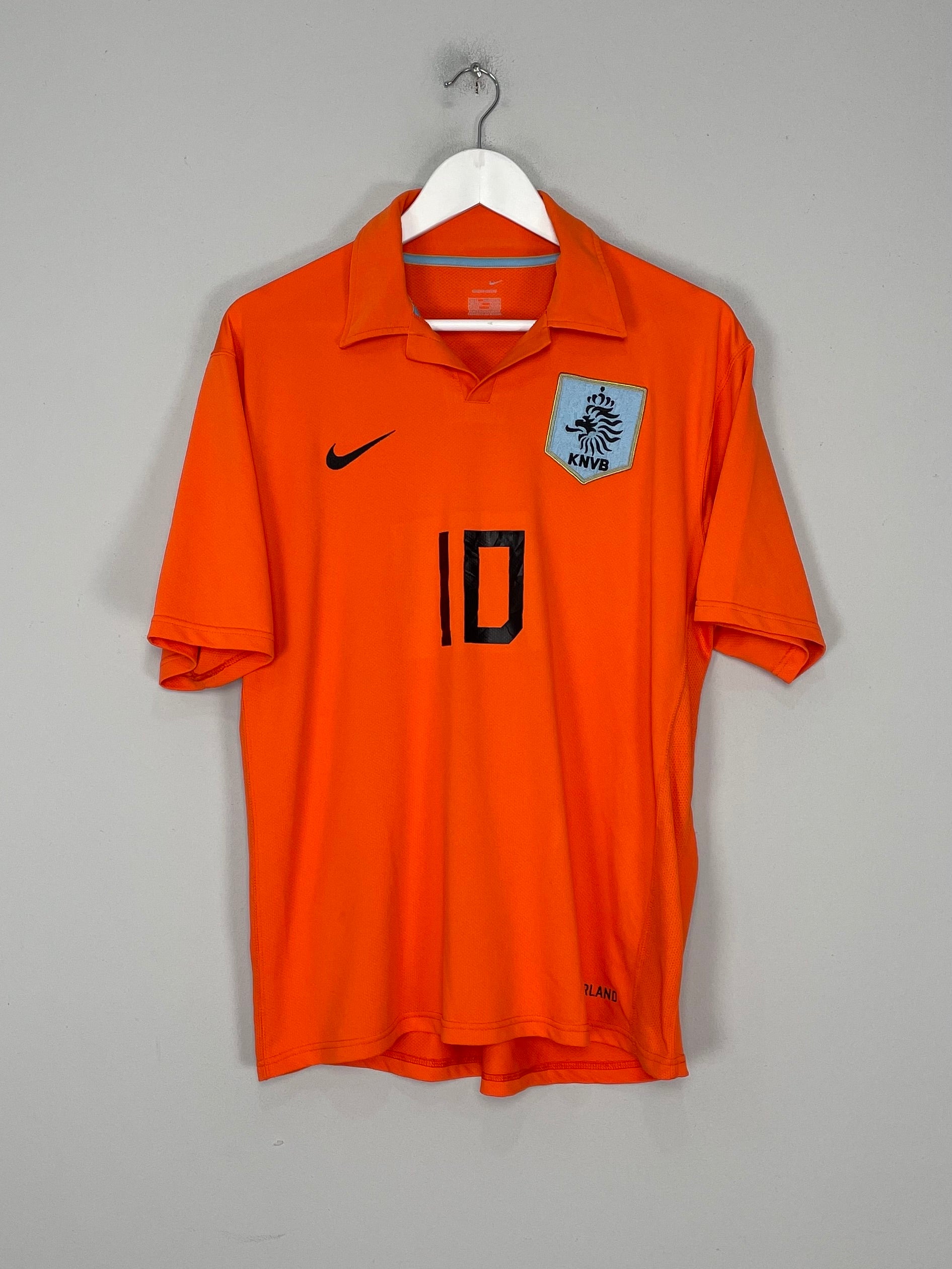 Shop 2006/08 NETHERLANDS #10 HOME SHIRT (L) NIKE, classic football shirts, vintage football shirts & retro soccer jerseys at Cult Kits