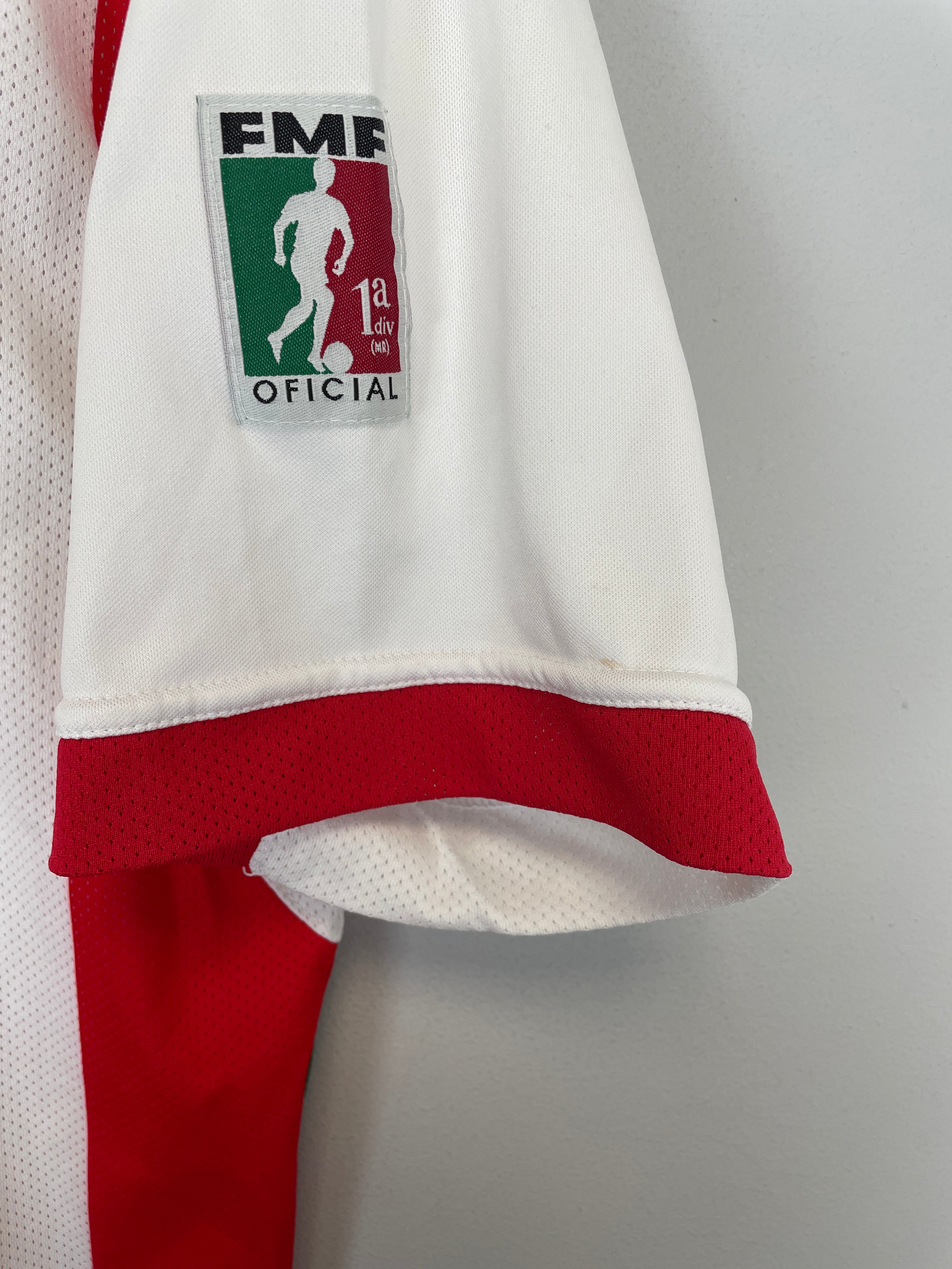 Shop 2004/05 NECAXA HOME SHIRT (M) ATLETICA, classic football shirts, vintage football shirts & retro soccer jerseys at Cult Kits