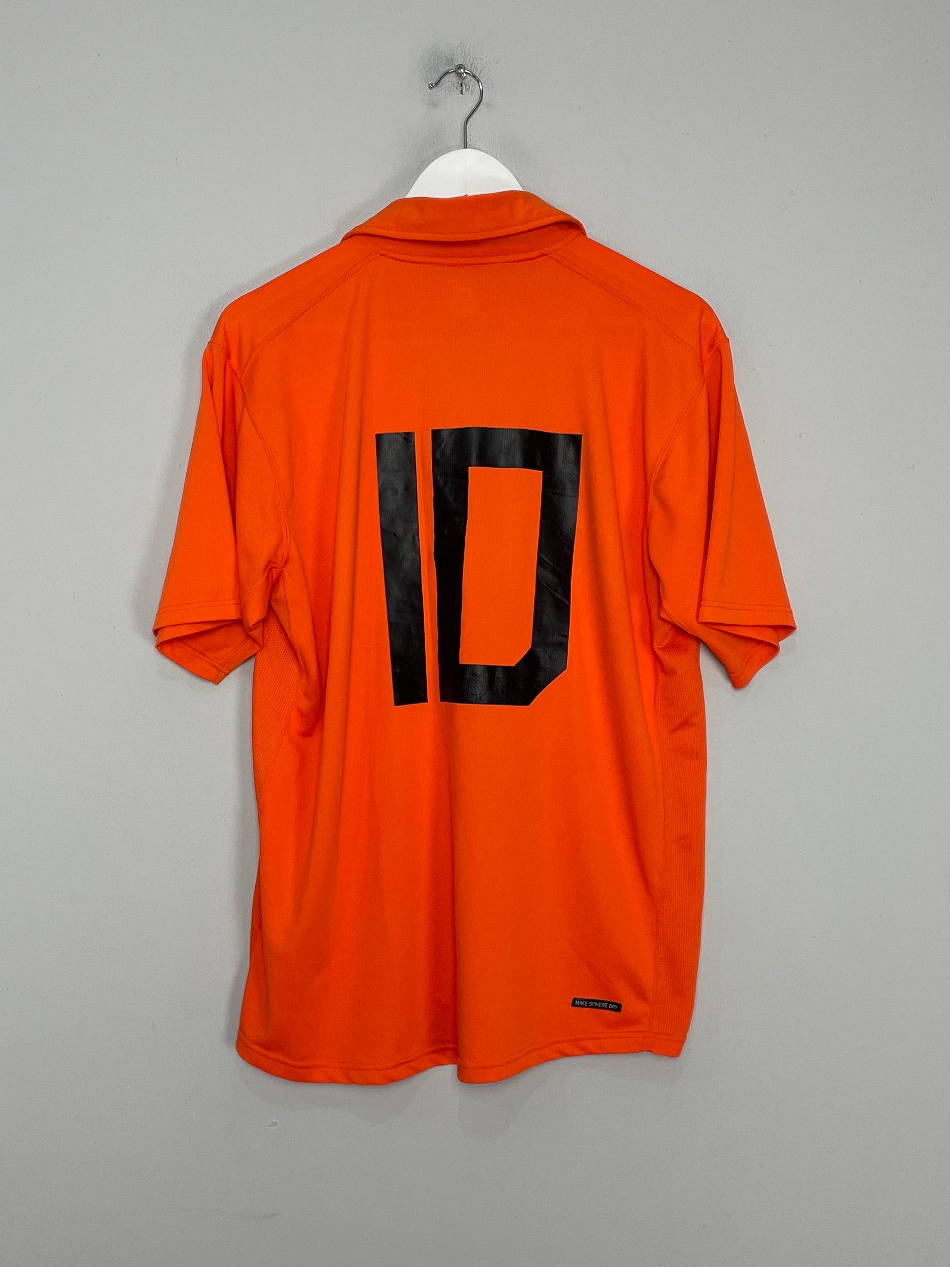 Shop 2006/08 NETHERLANDS #10 HOME SHIRT (L) NIKE, classic football shirts, vintage football shirts & retro soccer jerseys at Cult Kits