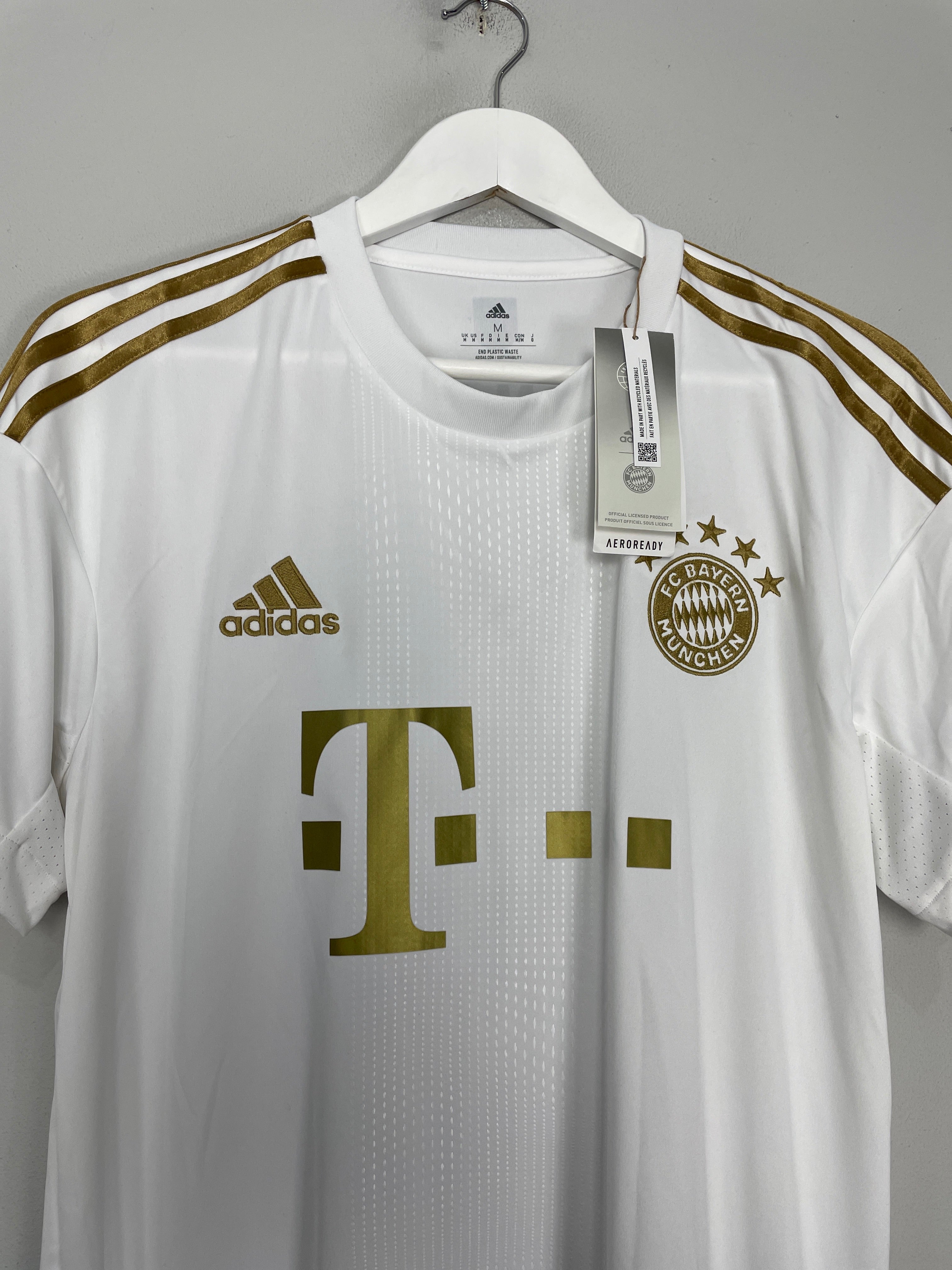 Shop 2022/23 BAYERN MUNICH MUSIALA #42 *BNWT* AWAY SHIRT (M) ADIDAS, classic football shirts, vintage football shirts & retro soccer jerseys at Cult Kits