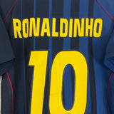 2004/05 BARCELONA RONALDINHO #10 AWAY SHIRT (L) NIKE