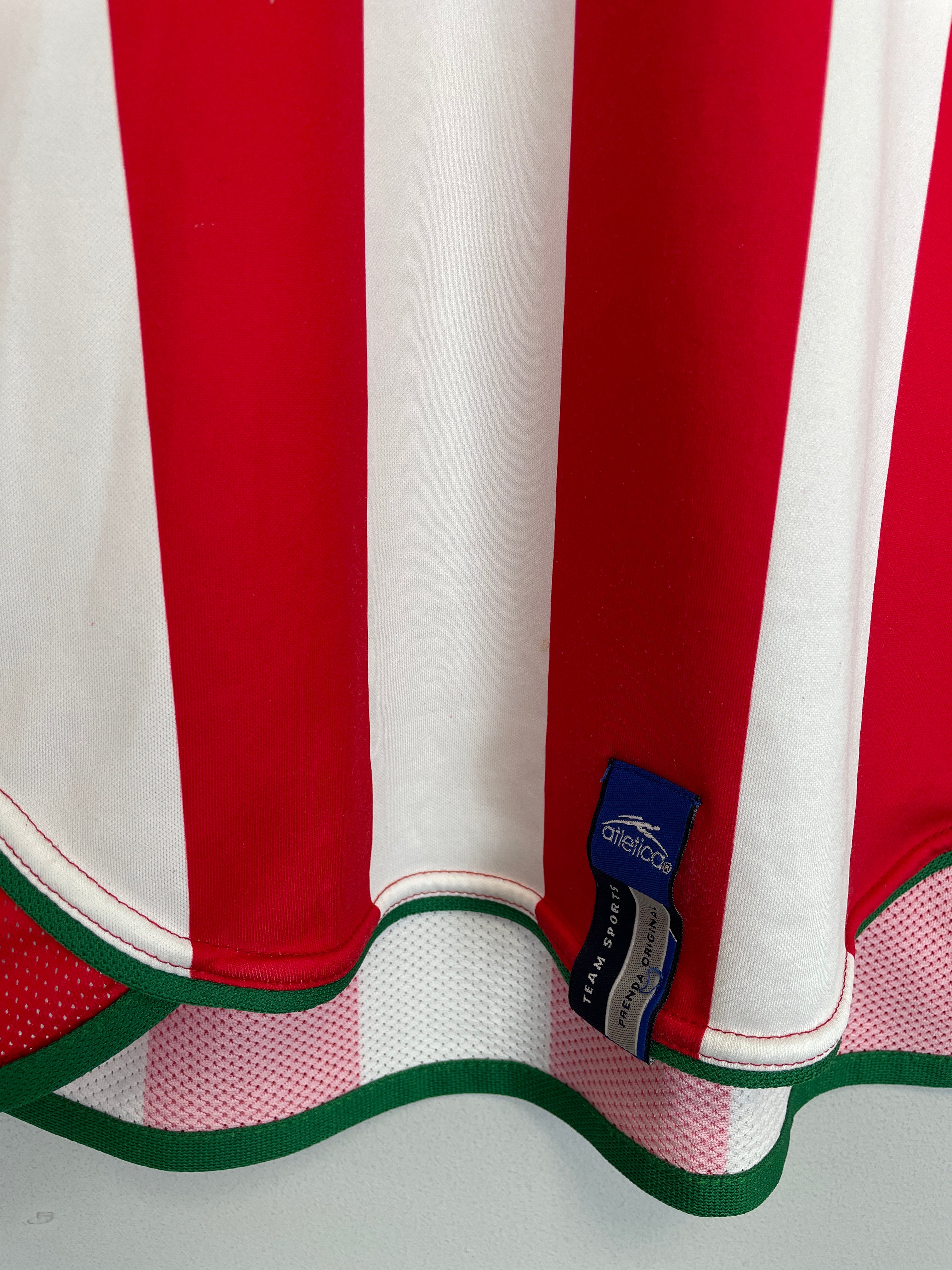 Shop 2004/05 NECAXA HOME SHIRT (M) ATLETICA, classic football shirts, vintage football shirts & retro soccer jerseys at Cult Kits