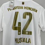 Shop 2022/23 BAYERN MUNICH MUSIALA #42 *BNWT* AWAY SHIRT (M) ADIDAS, classic football shirts, vintage football shirts & retro soccer jerseys at Cult Kits