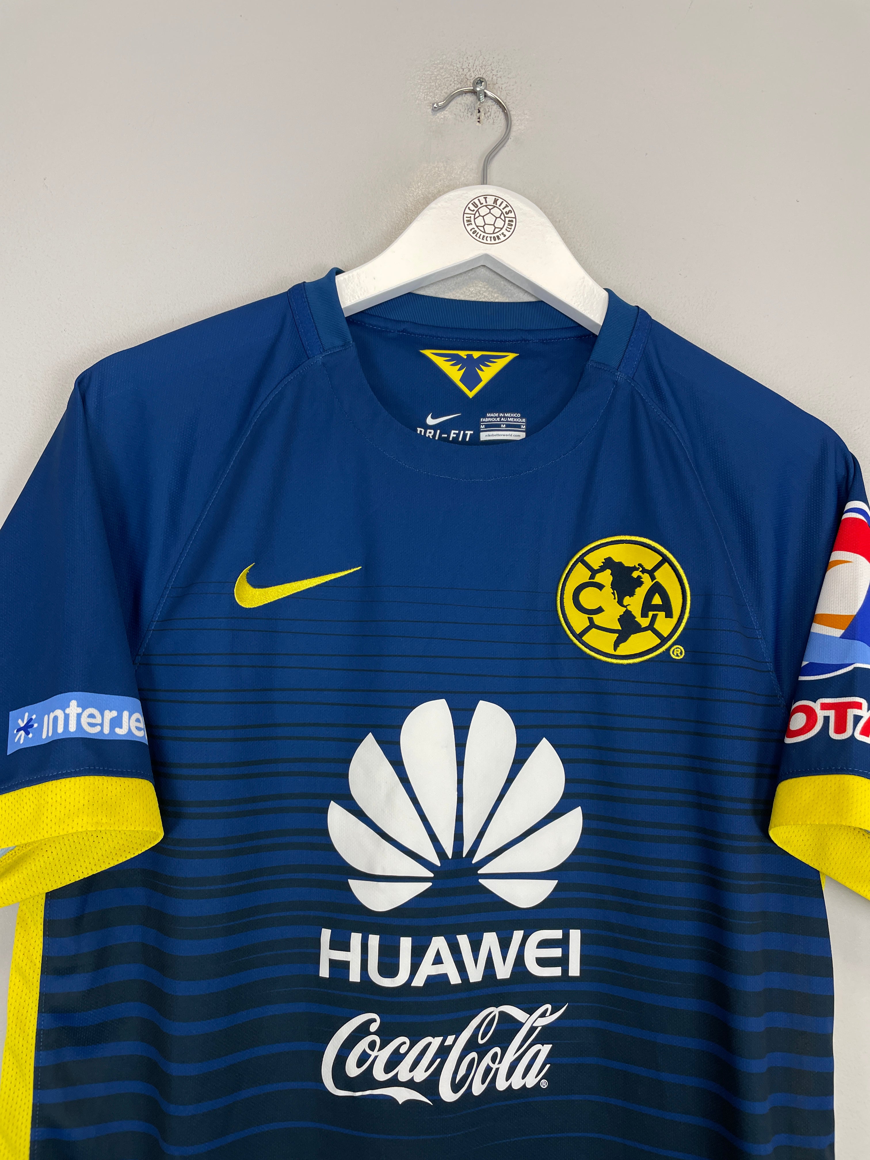 Shop 2015/16 CLUB AMERICA #350 AWAY SHIRT (M) NIKE, classic football shirts, vintage football shirts & retro soccer jerseys at Cult Kits