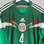 Shop 2014 MEXICO R.MARQUEZ #4 HOME SHIRT (XL) ADIDAS, classic football shirts, vintage football shirts & retro soccer jerseys at Cult Kits