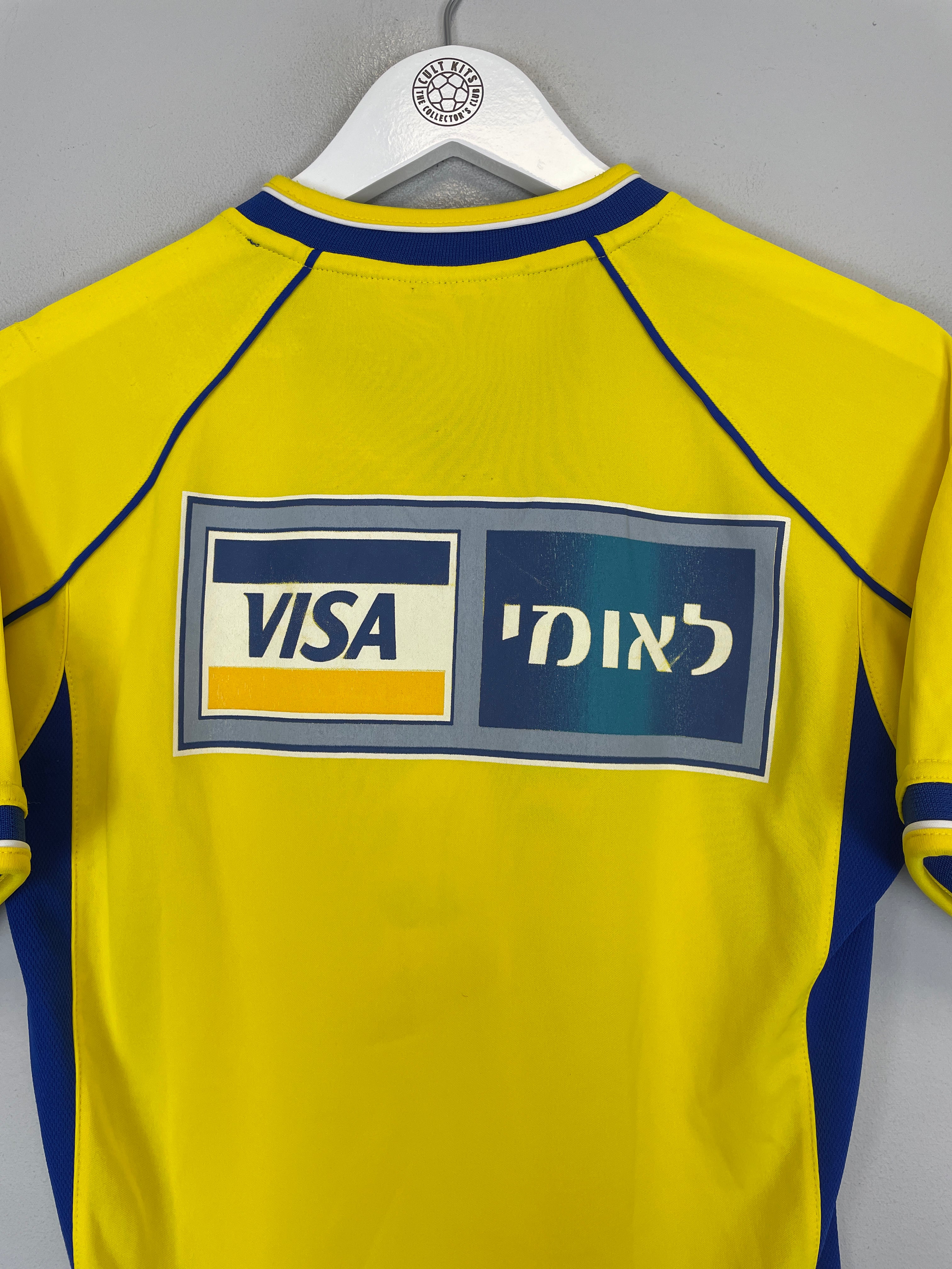 Shop 2001/02 MACCABI TEL AVIV HOME SHIRT (S) DIADORA, classic football shirts, vintage football shirts & retro soccer jerseys at Cult Kits