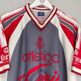 Shop 2000/01 DEPORTIVO TOLUCA TRAINING SHIRT (XL) ATLETICA, classic football shirts, vintage football shirts & retro soccer jerseys at Cult Kits