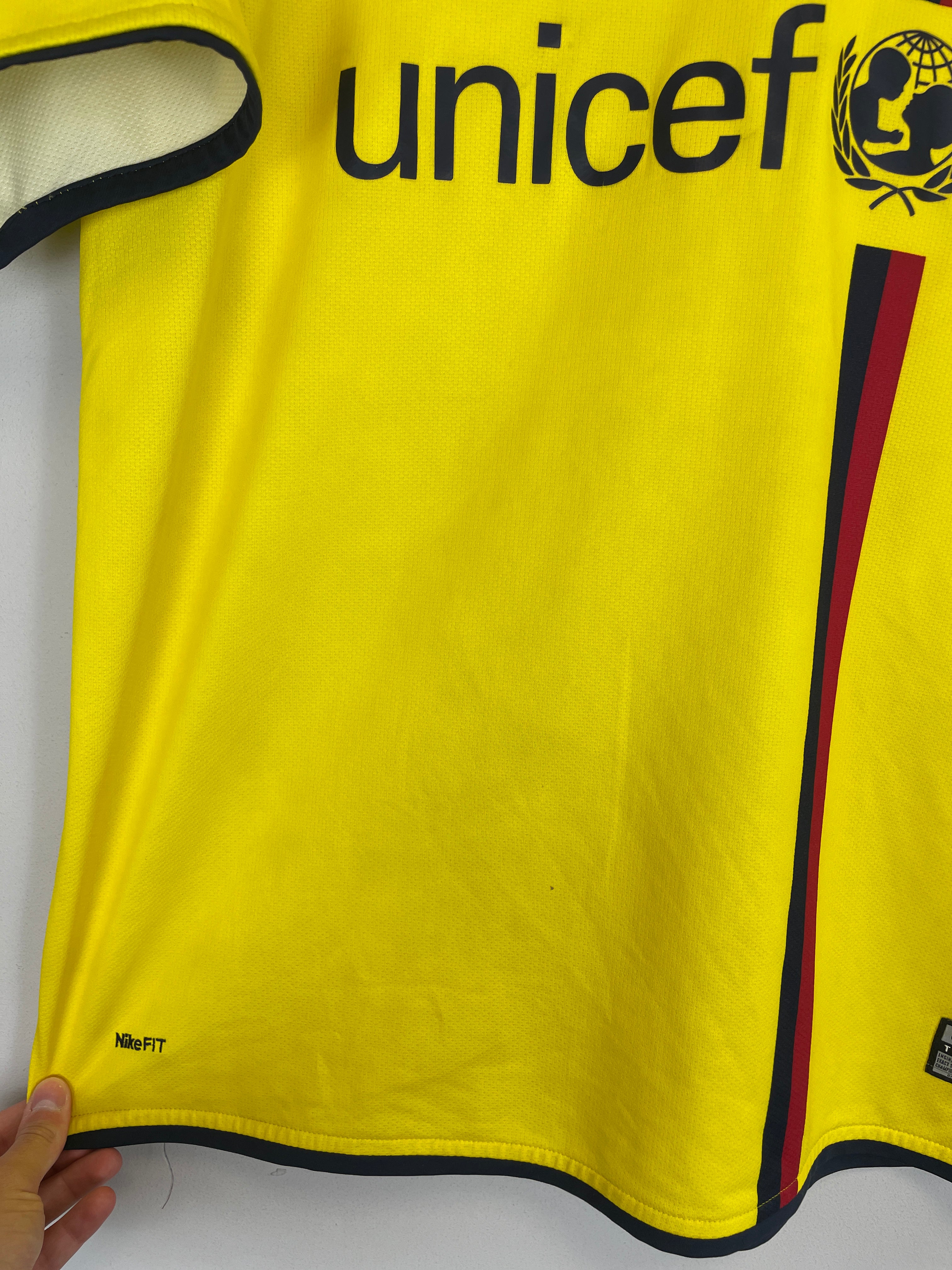 Shop 2008/09 BARCELONA MESSI #10 AWAY SHIRT (L) NIKE, classic football shirts, vintage football shirts & retro soccer jerseys at Cult Kits