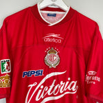 Shop 2000/01 DEPORTIVO TOLUCA HOME SHIRT (M) ATLETICA, classic football shirts, vintage football shirts & retro soccer jerseys at Cult Kits