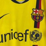 Shop 2008/09 BARCELONA MESSI #10 AWAY SHIRT (L) NIKE, classic football shirts, vintage football shirts & retro soccer jerseys at Cult Kits