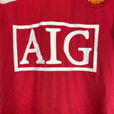 2007/09 MANCHESTER UNITED RONALDO #7 HOME SHIRT (L) NIKE