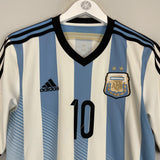 2014/15 ARGENTINA MESSI #10 HOME SHIRT (M) ADIDAS