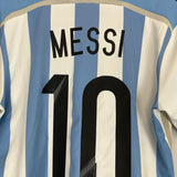 2014/15 ARGENTINA MESSI #10 HOME SHIRT (M) ADIDAS