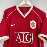 Shop 2006/07 MANCHESTER UNITED CANTONA #7 HOME SHIRT (XL) NIKE, classic football shirts, vintage football shirts & retro soccer jerseys at Cult Kits