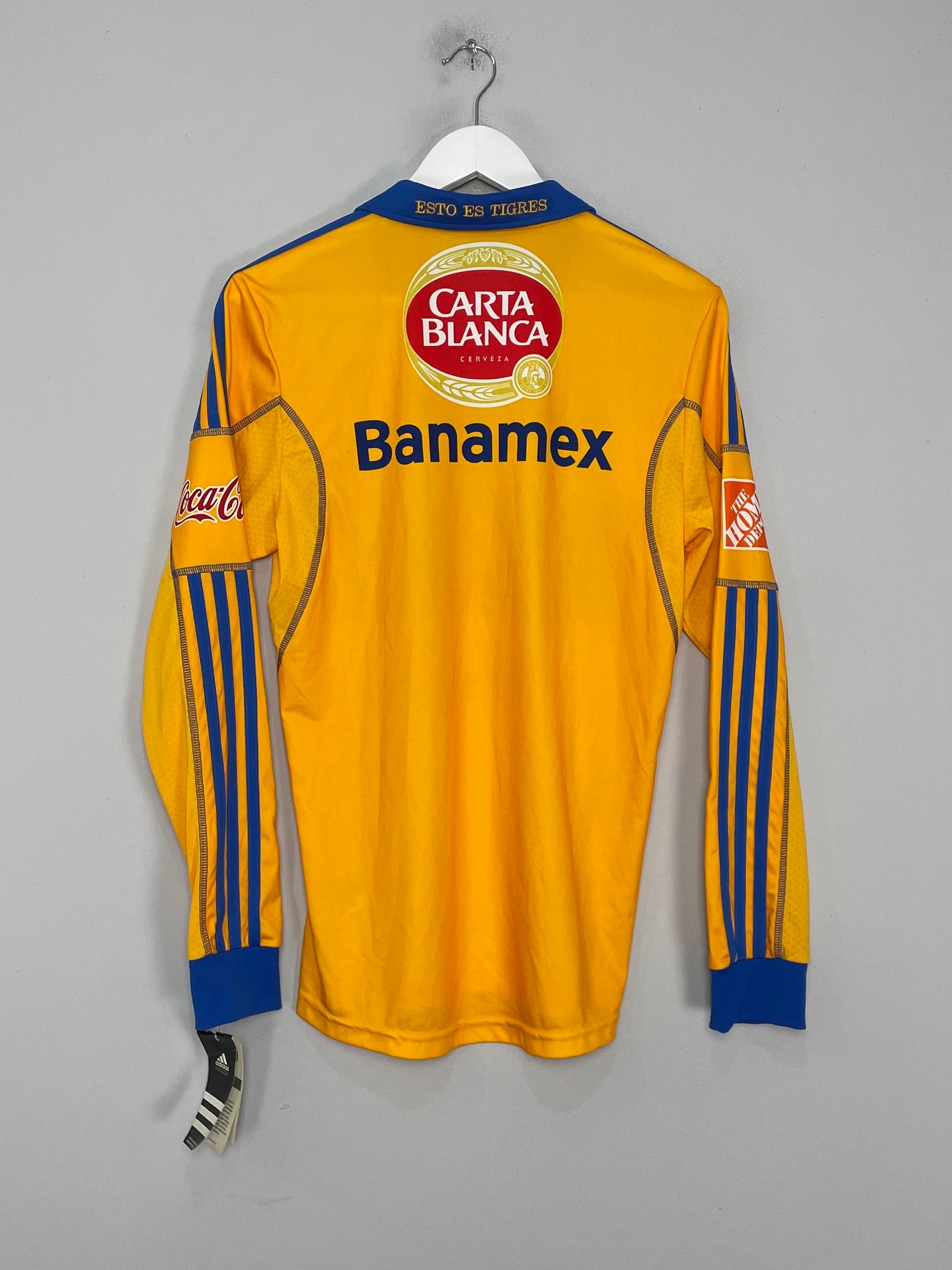 Shop 2013/14 TIGRES *BNWT* L/S HOME SHIRT (S) ADIDAS, classic football shirts, vintage football shirts & retro soccer jerseys at Cult Kits