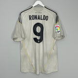 2009/10 REAL MADRID RONALDO #9 HOME SHIRT (L) ADIDAS