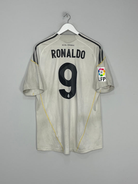 2009/10 REAL MADRID RONALDO #9 HOME SHIRT (L) ADIDAS