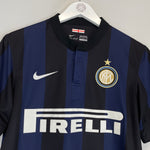 Shop 2013/14 INTER MILAN HOME SHIRT (S) NIKE, classic football shirts, vintage football shirts & retro soccer jerseys at Cult Kits