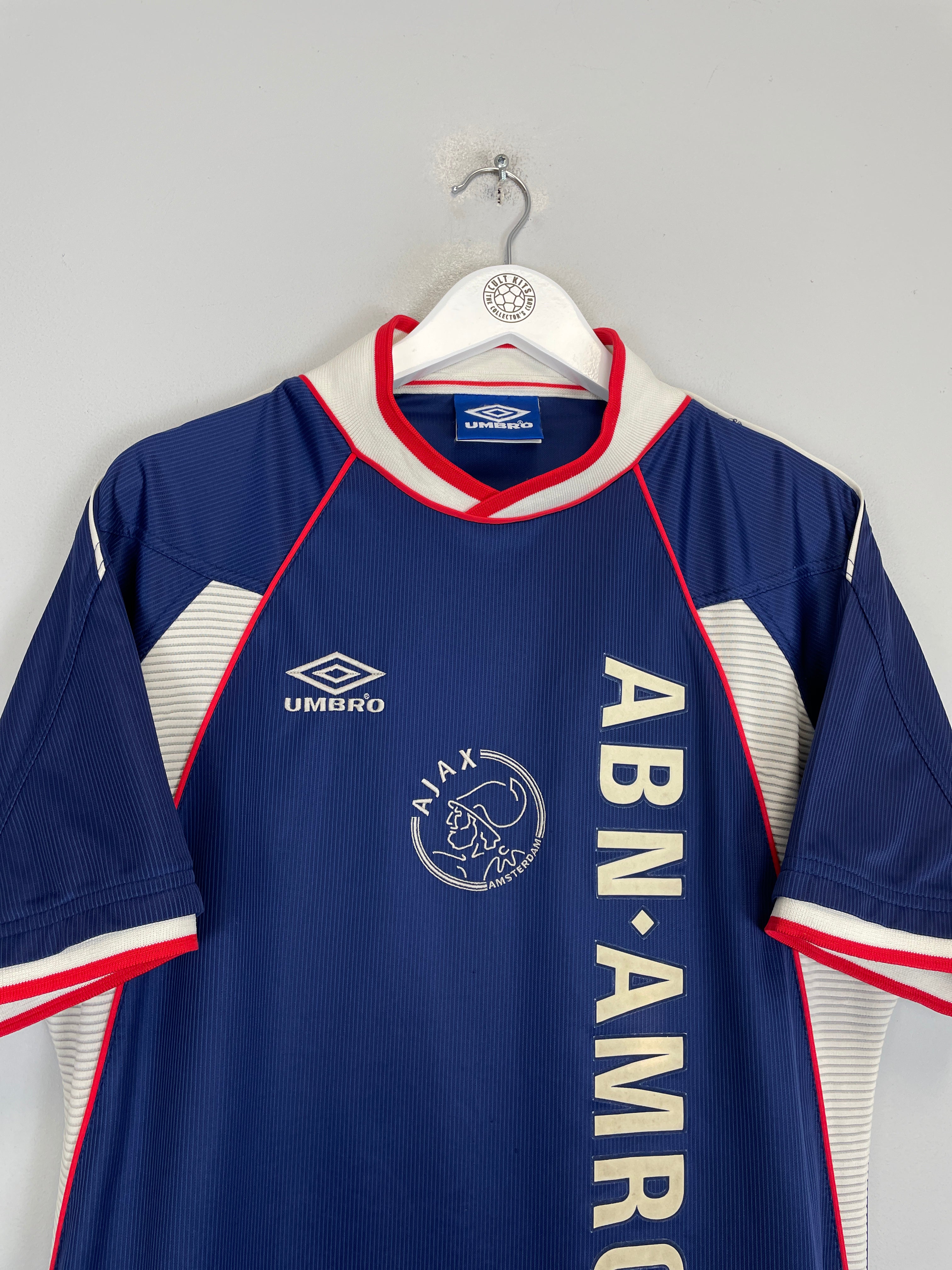Shop 1999/00 AJAX AWAY SHIRT (M) UMBRO, classic football shirts, vintage football shirts & retro soccer jerseys at Cult Kits