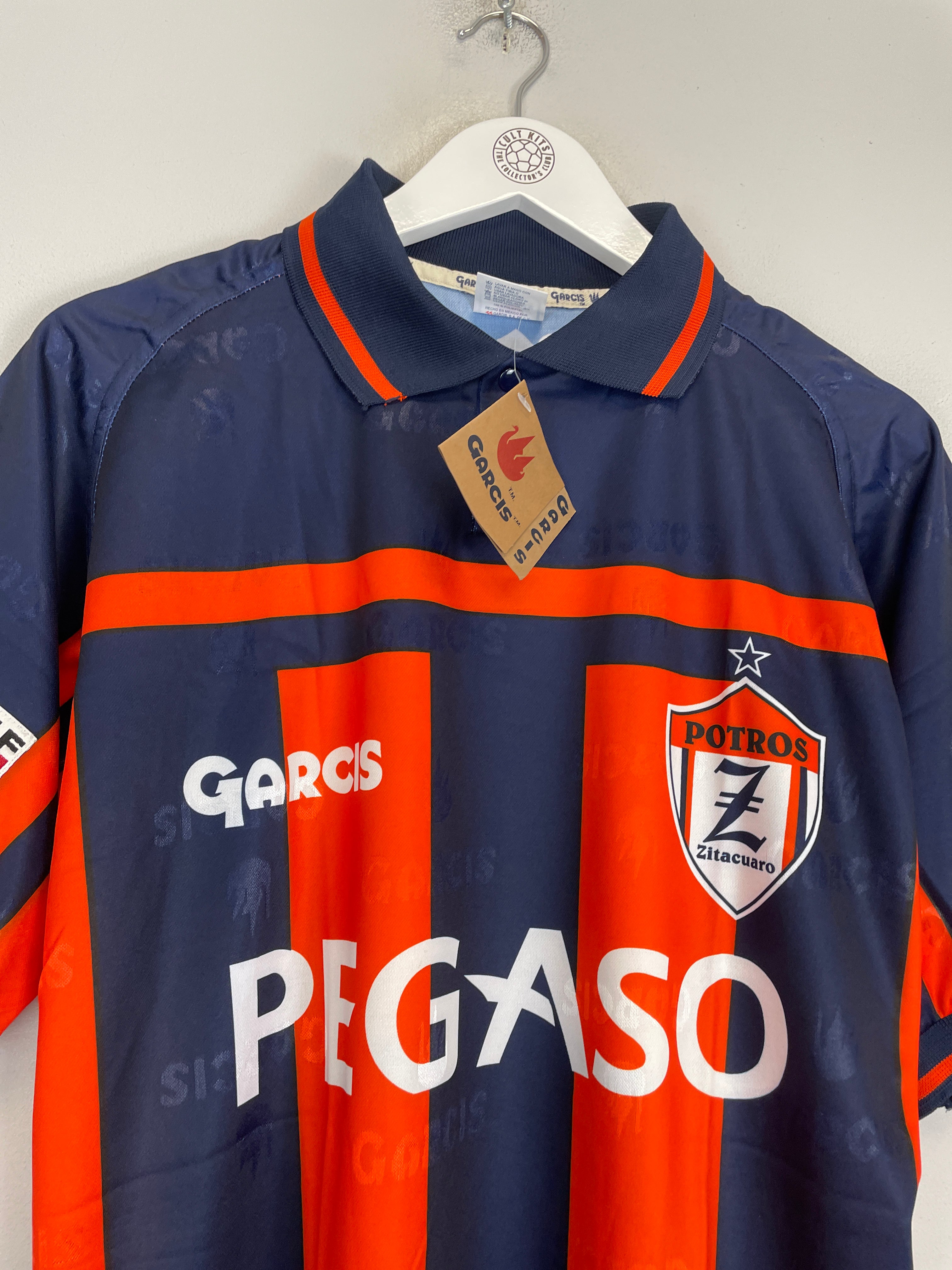 Shop 2001/02 POTROS ZITACUARO *BNWT* HOME SHIRT (XL) GARCIS, classic football shirts, vintage football shirts & retro soccer jerseys at Cult Kits