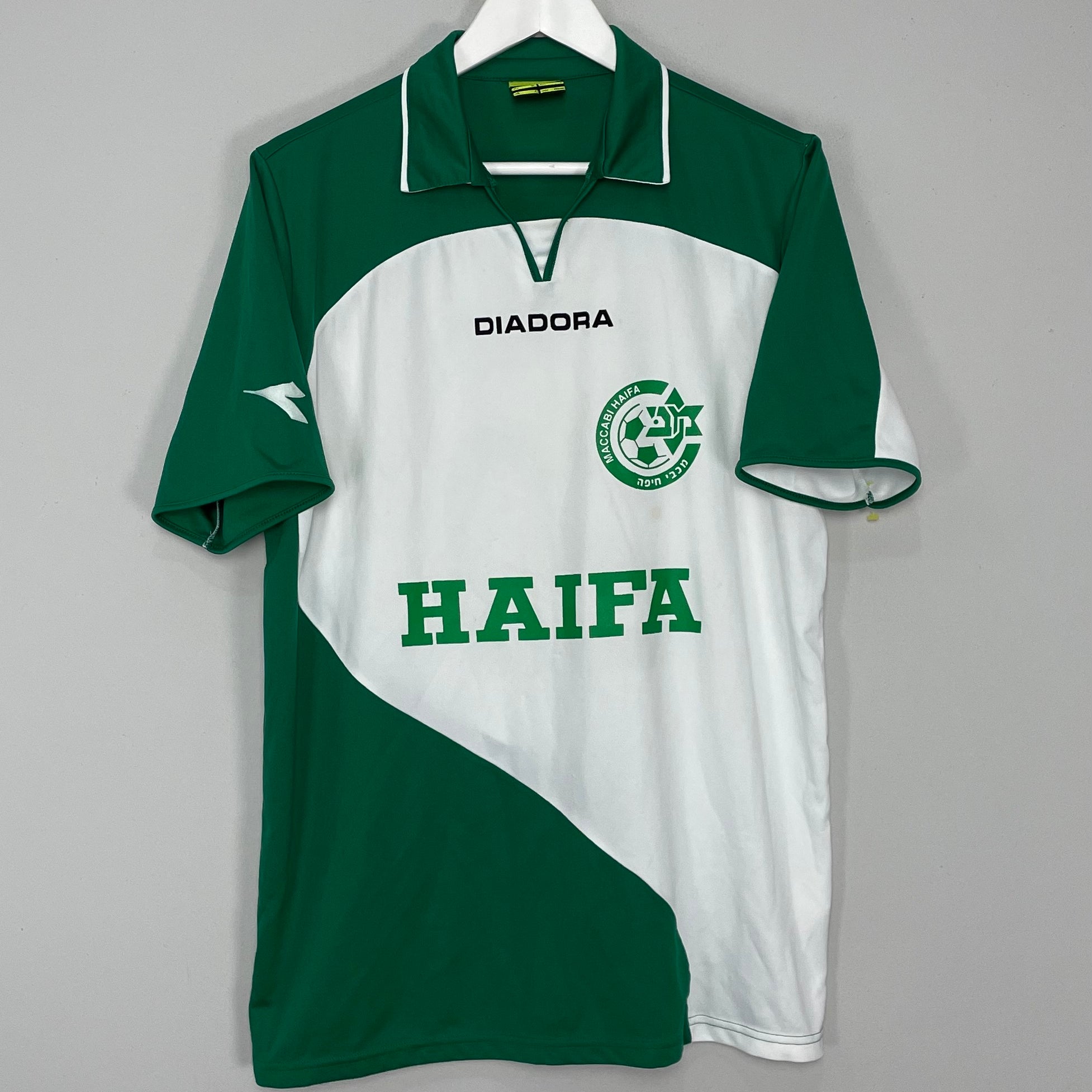Shop 2005/06 MACCABI HAIFA #20 TRAINING SHIRT (L) DIADORA, classic football shirts, vintage football shirts & retro soccer jerseys at Cult Kits