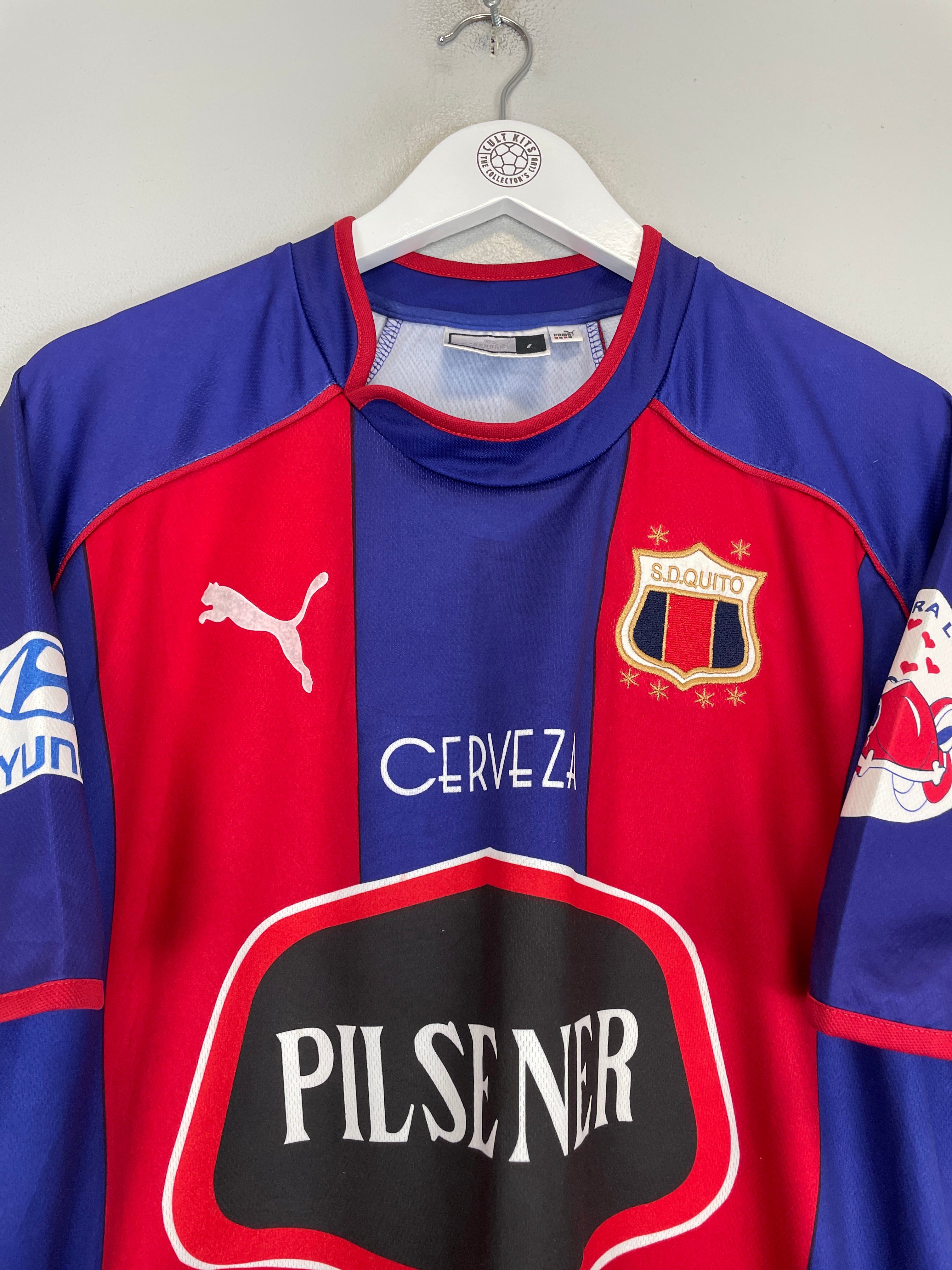 Shop 2003/04 DEPORTIVO QUITO AWAY SHIRT (L) PUMA, classic football shirts, vintage football shirts & retro soccer jerseys at Cult Kits