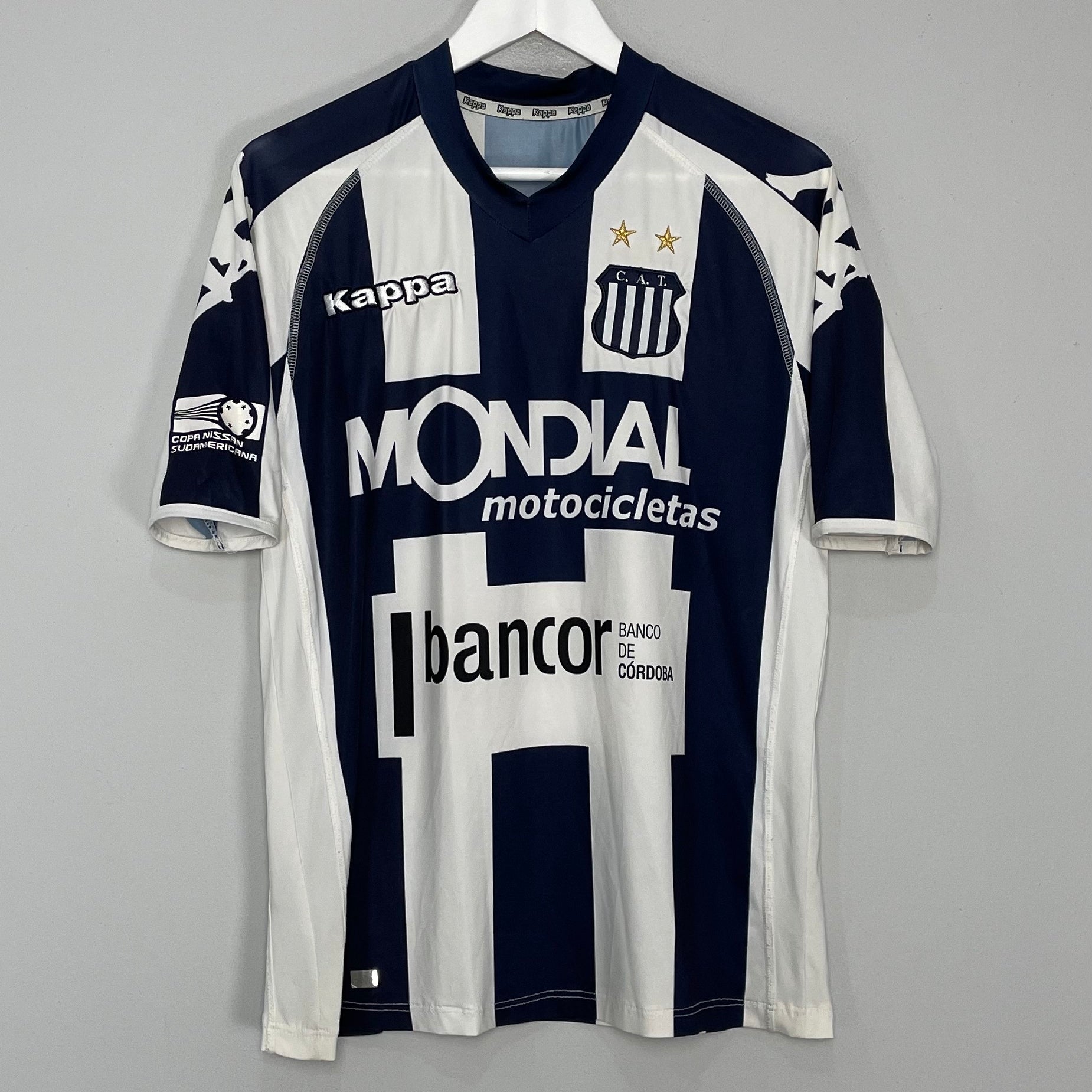 Shop 2010/11 TALLERES HOME SHIRT (M) KAPPA, classic football shirts, vintage football shirts & retro soccer jerseys at Cult Kits