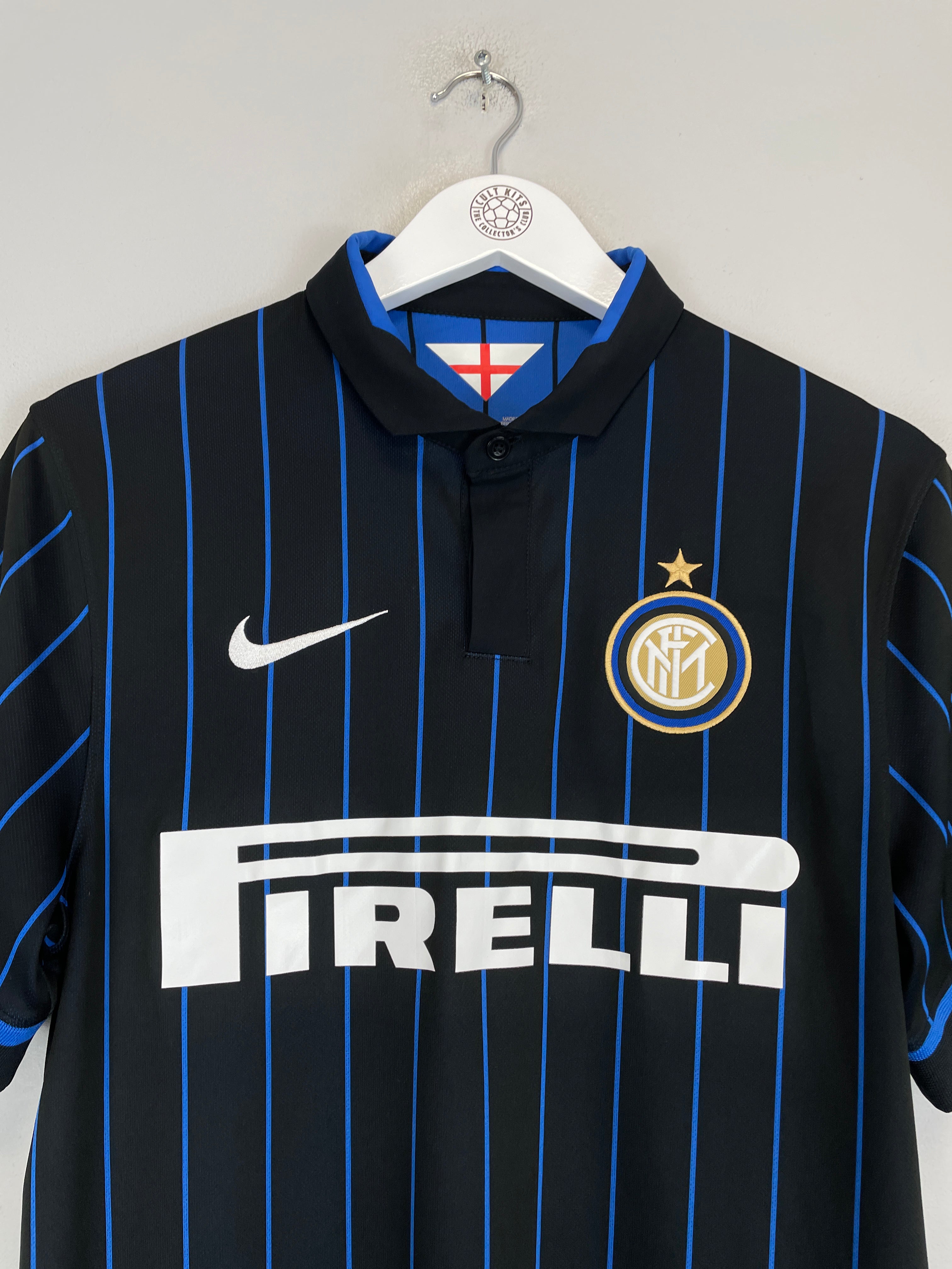 Shop 2014/15 INTER MILAN HOME SHIRT (S) NIKE, classic football shirts, vintage football shirts & retro soccer jerseys at Cult Kits